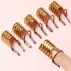 Aluminum Nail Extension Pallets Reusable Nail Art Extension Sticker