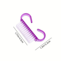 3Pcs Handle Grip Nail Brush for Cleaning Fingernails