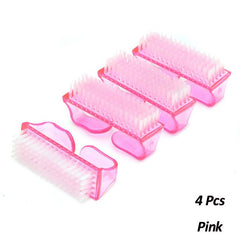 4 Pcs Acrylic Nail Dust Brushes Soft Clean Brush Professional Manicure Nail Art