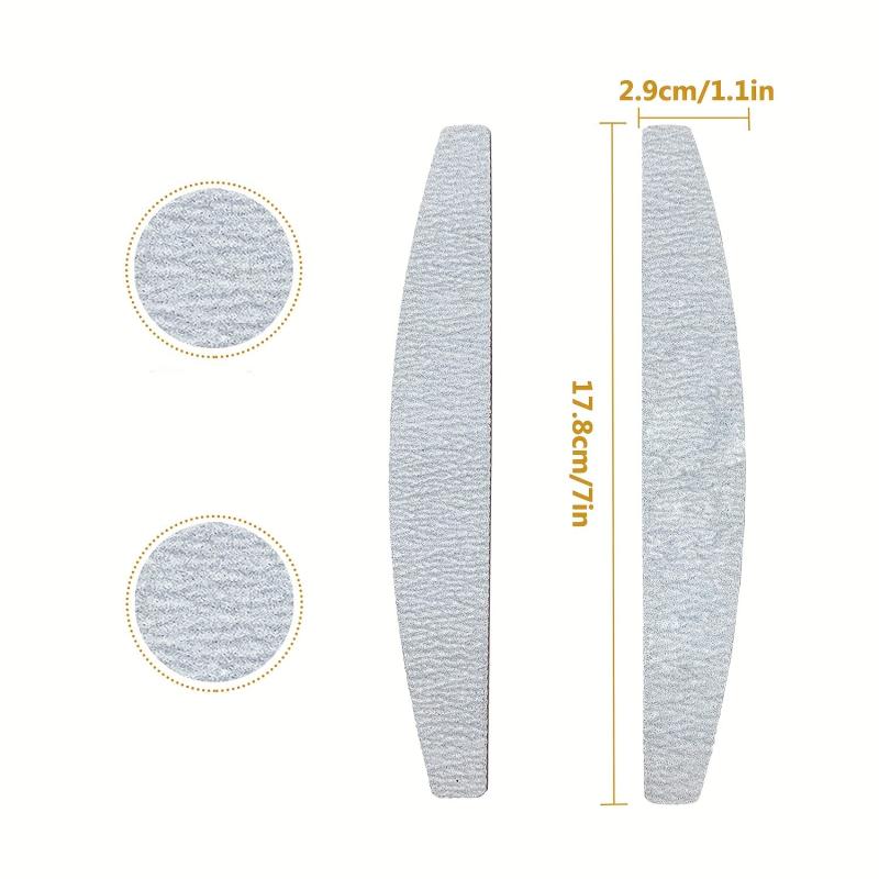 50 Professional Double Sided Nail Files and Buffers - Smooth and Shine Nails