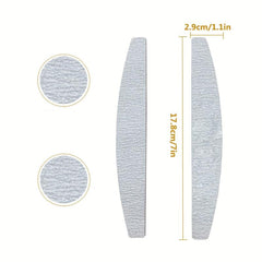 50 Professional Double Sided Nail Files and Buffers - Smooth and Shine Nails