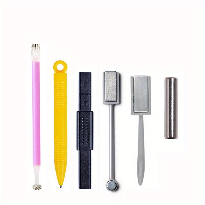 6 Pcs Nail Magnet Tool Set Cat Eye Gel Pen