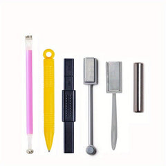 6 Pcs Nail Magnet Tool Set Cat Eye Gel Pen