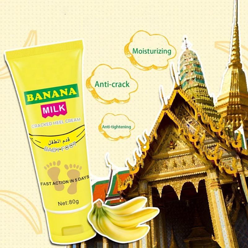 Banana Milk Foot Cream Repairs Cracked Heels 80g