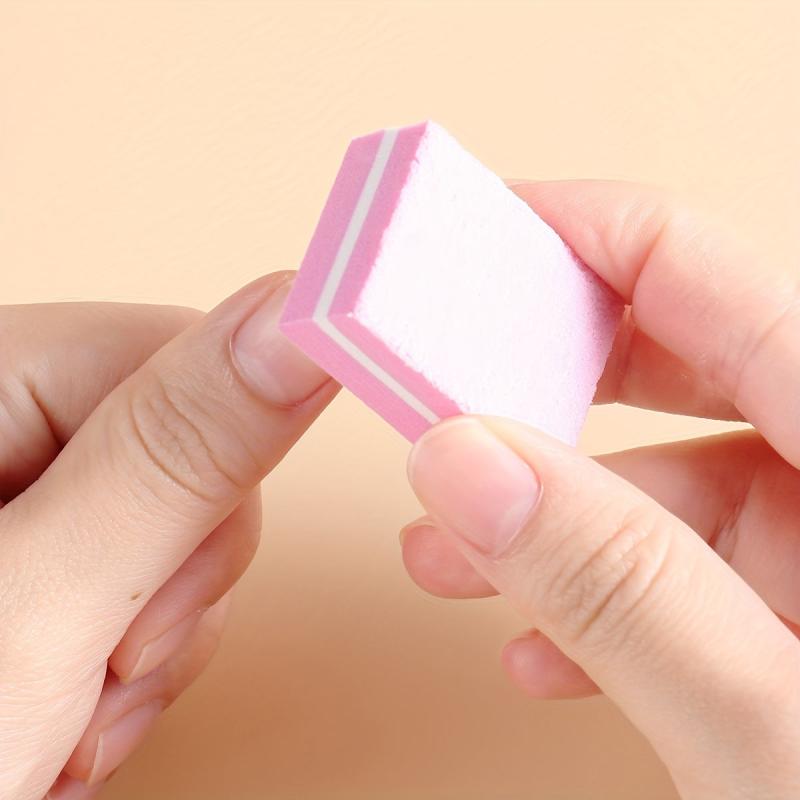 Professional Mini Nail File Sponge Buffer Block Double Sided Sanding Tool