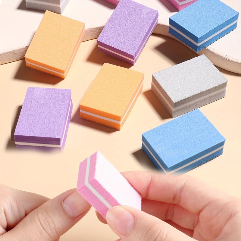 Professional Mini Nail File Sponge Buffer Block Double Sided Sanding Tool