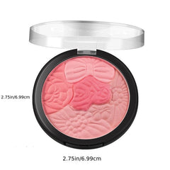 5 Petal Blush Compact Carved Rouge for Facial Contouring & Brightening