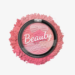 5 Petal Blush Compact Carved Rouge for Facial Contouring & Brightening