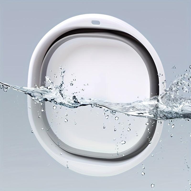 Portable Foldable Thick Wash Basin Travel Plastic Compression