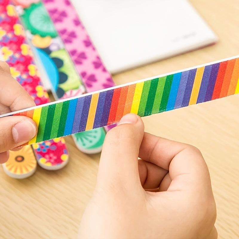 Colorful Double Sided Nail Files for Manicures and Pedicures