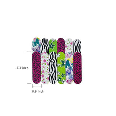 Colorful Double Sided Nail Files for Manicures and Pedicures