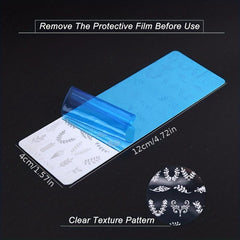 6pcs Summer Flower Leaf Nail Art Stamping Plates Set with Printing Stencil