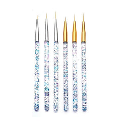 3 Pcs Acrylic Pull Line Pens Nail DIY Drawing Painting Striping Tools