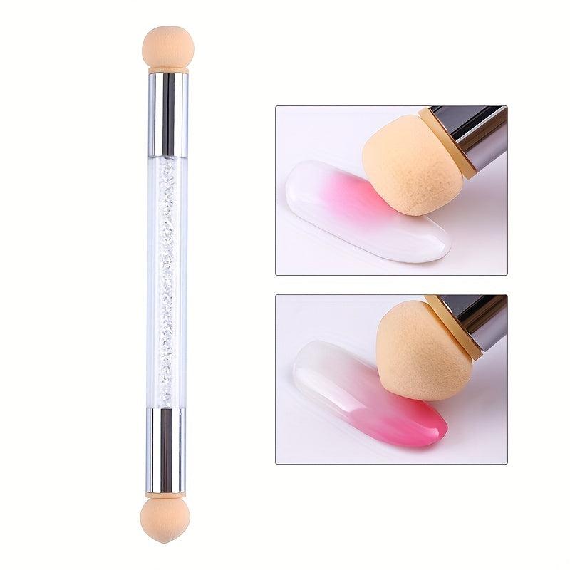 Nail Art Brush Sponge Tool Double-ended Pens Gradient Brushes