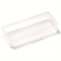 Transparent Plastic Nail Storage Box for Nail Tools or Cosmetics