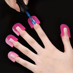 26pcs U Shape Nail Polish Protector Nail Guards Spill Proof Stickers