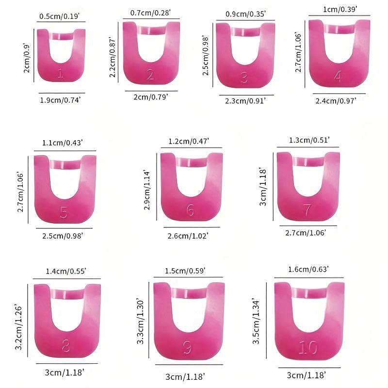 26pcs U Shape Nail Polish Protector Nail Guards Spill Proof Stickers