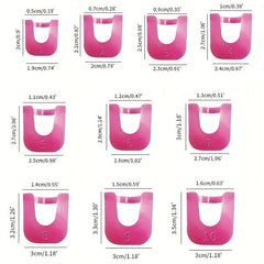 26pcs U Shape Nail Polish Protector Nail Guards Spill Proof Stickers