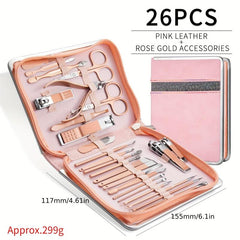 Sharp Nail Clippers Set for Thick Nails with Case