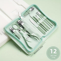 Professional Nail Clippers Set for Thick Nails with Travel Case