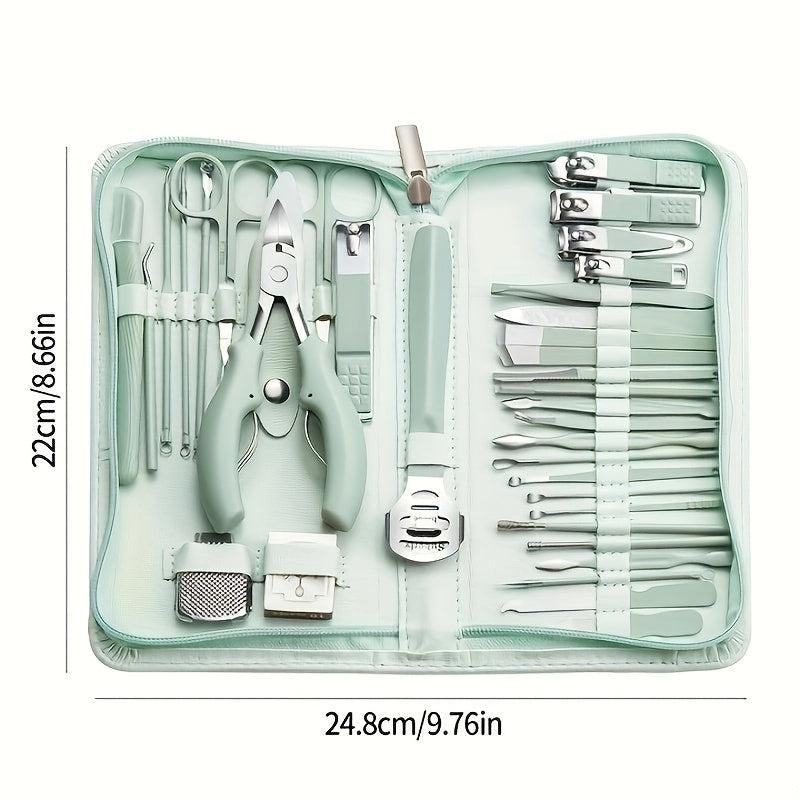Professional Nail Clippers Set for Thick Nails with Travel Case