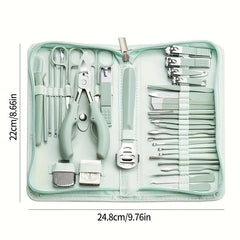 Professional Nail Clippers Set for Thick Nails with Travel Case
