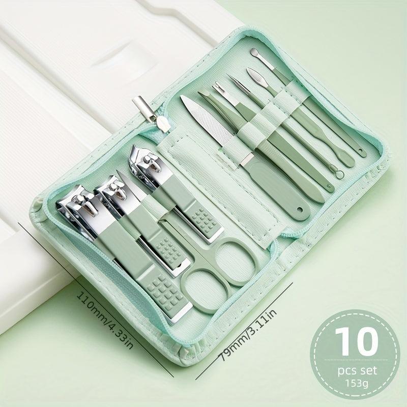 Professional Nail Clippers Set for Thick Nails with Travel Case