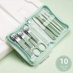 Professional Nail Clippers Set for Thick Nails with Travel Case