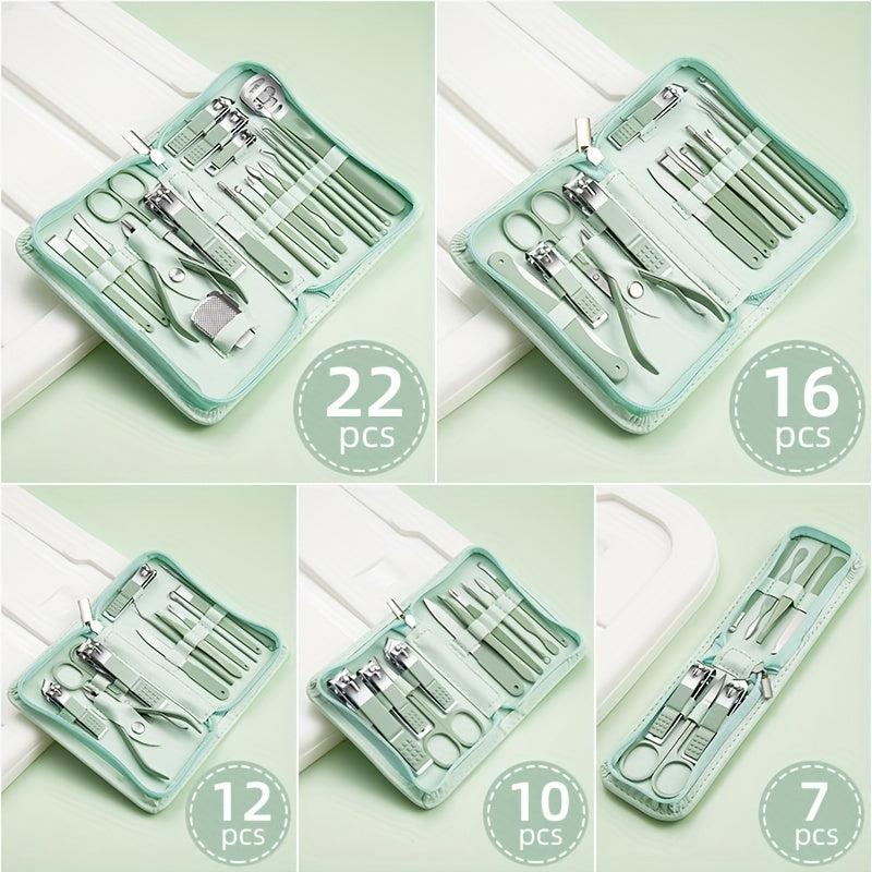 Professional Nail Clippers Set for Thick Nails with Travel Case