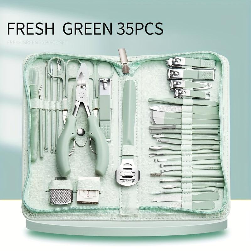 Professional Nail Clippers Set for Thick Nails with Travel Case