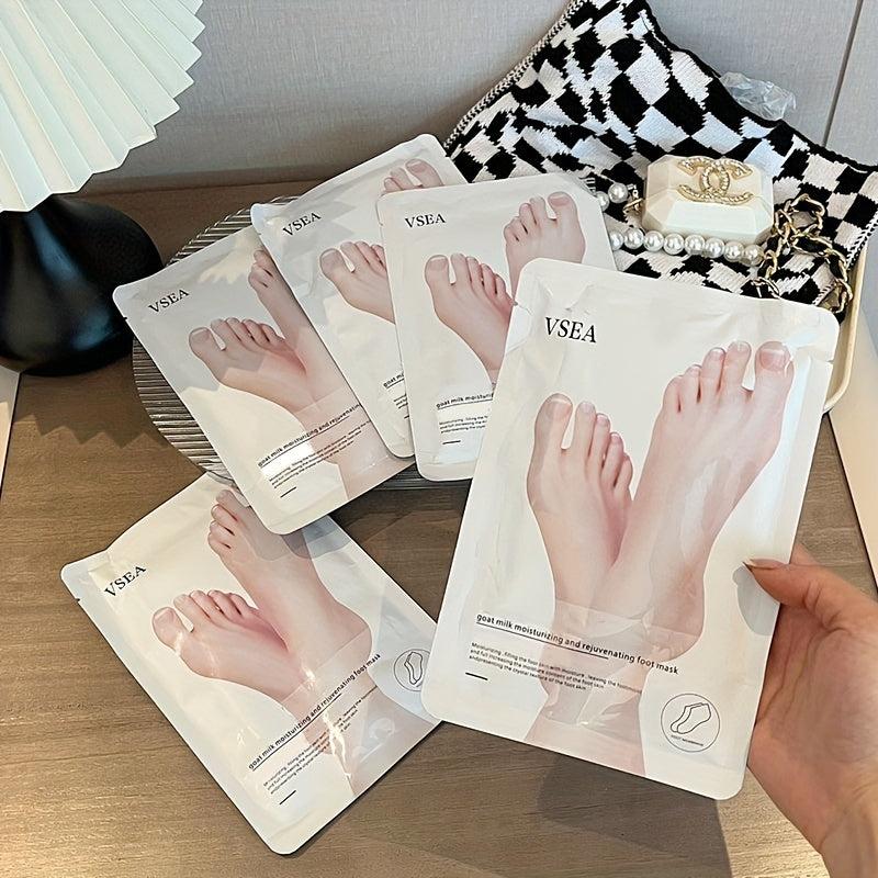 Goat Milk Foot Mask Dry Cracked Skin Softening Foot Spa Mask 40g