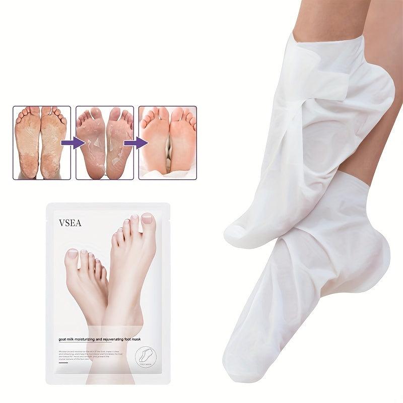 Goat Milk Foot Mask Dry Cracked Skin Softening Foot Spa Mask 40g