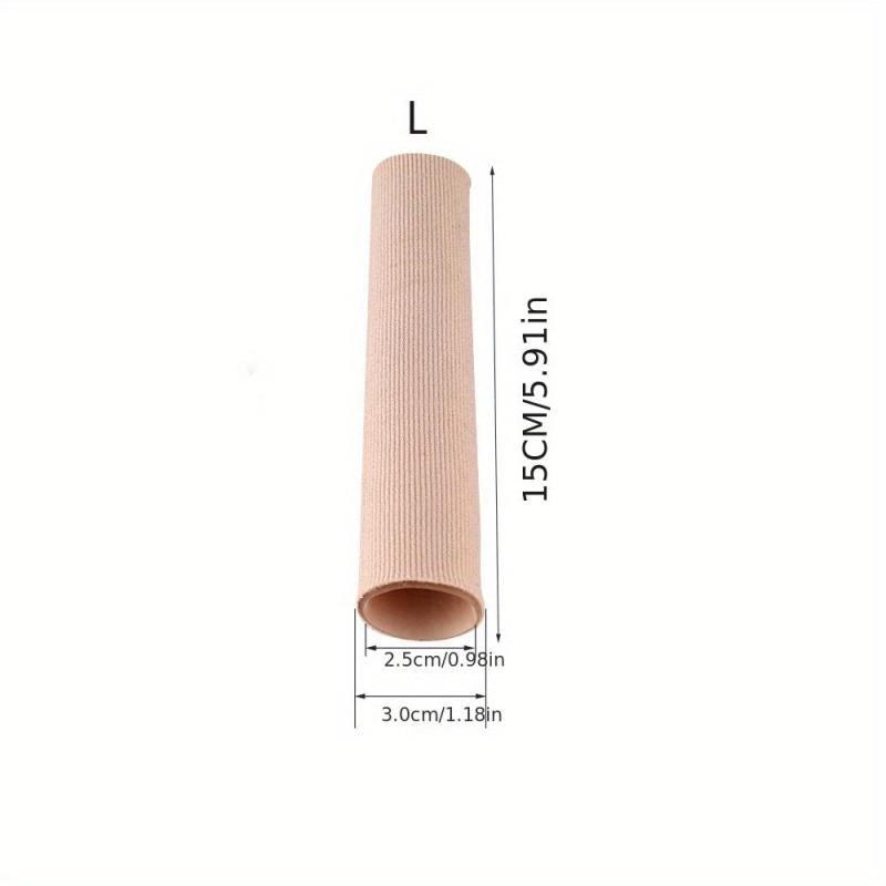 Nylon Gel Tube Toe Protection Guard Khaki Cover