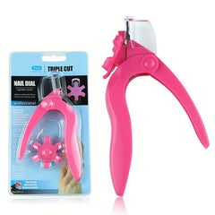 Acrylic Nail Clipper with 6 Size Options Dial Professional Manicure Tools