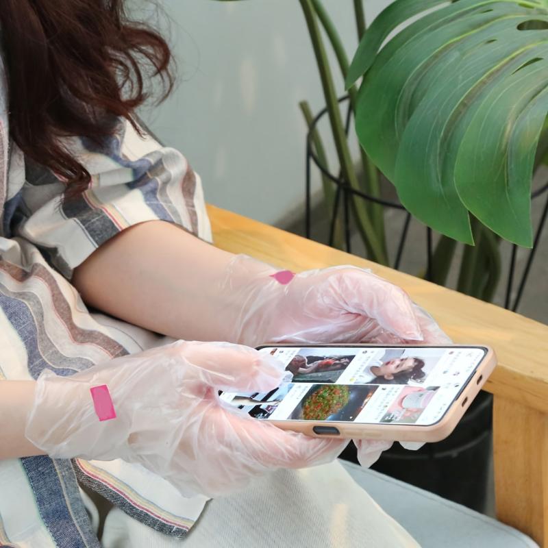 Disposable PE Plastic Hand & Foot Masks for Dead Skin Removal & Whitening