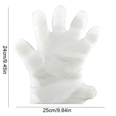 Disposable PE Plastic Hand & Foot Masks for Dead Skin Removal & Whitening