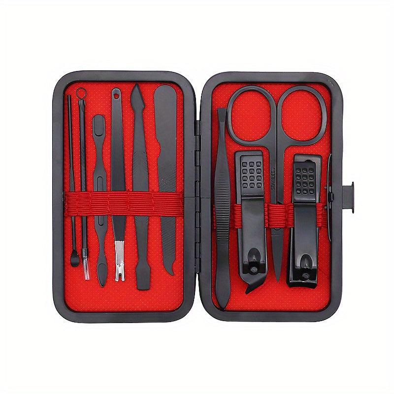 Portable Manicure Set with Cleaning Tool and File