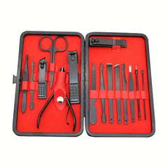 Portable Manicure Set with Cleaning Tool and File