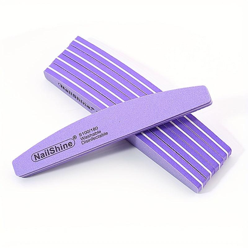 20PCS Nail Files For Natural Acrylic Nails Nail Buffer Block