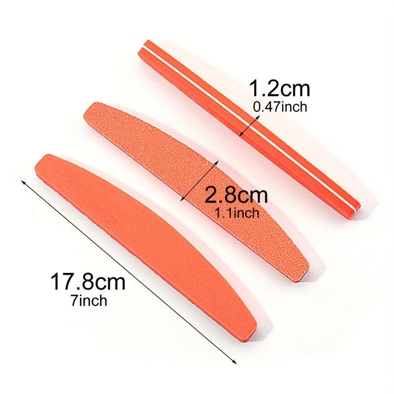20PCS Nail Files For Natural Acrylic Nails Nail Buffer Block