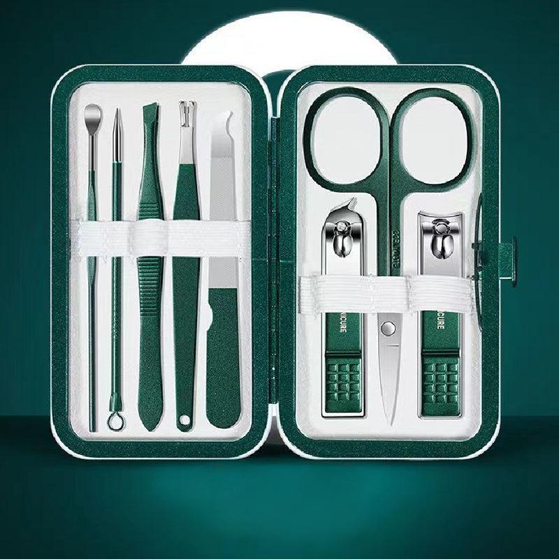 Nail Clipper Pedicure Set with Travel Case Gift for Men Women Families