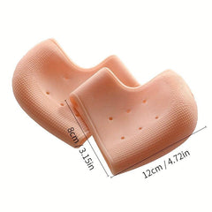 Silicone Heel Cups for Cracked Heels - Unisex Fit Gel Heel Pads