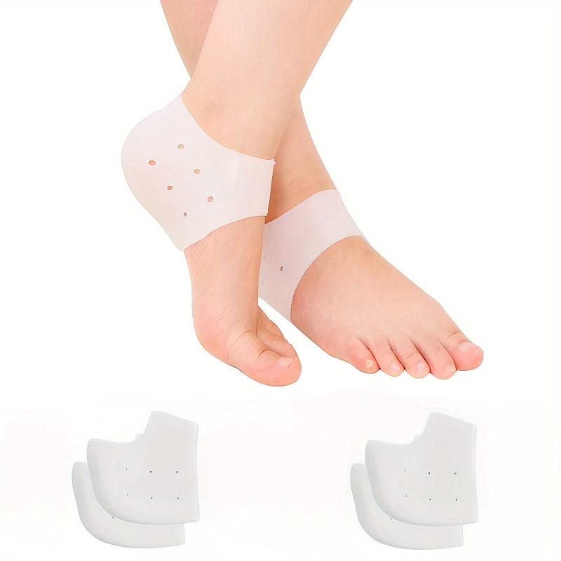 Silicone Heel Cups for Cracked Heels - Unisex Fit Gel Heel Pads