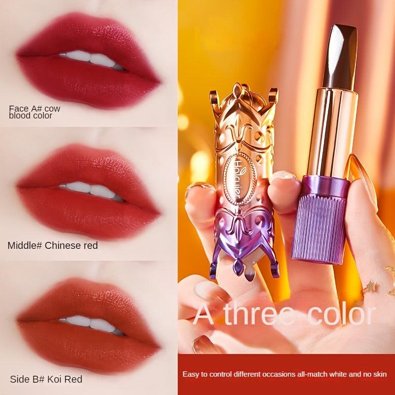 Purple Golden Magic Tri Lipstick Body Temperature Changing Moisturizing