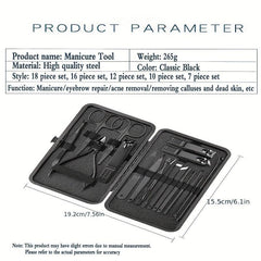 Professional Manicure Set 4-in-1 Stainless Steel Pedicure Kit