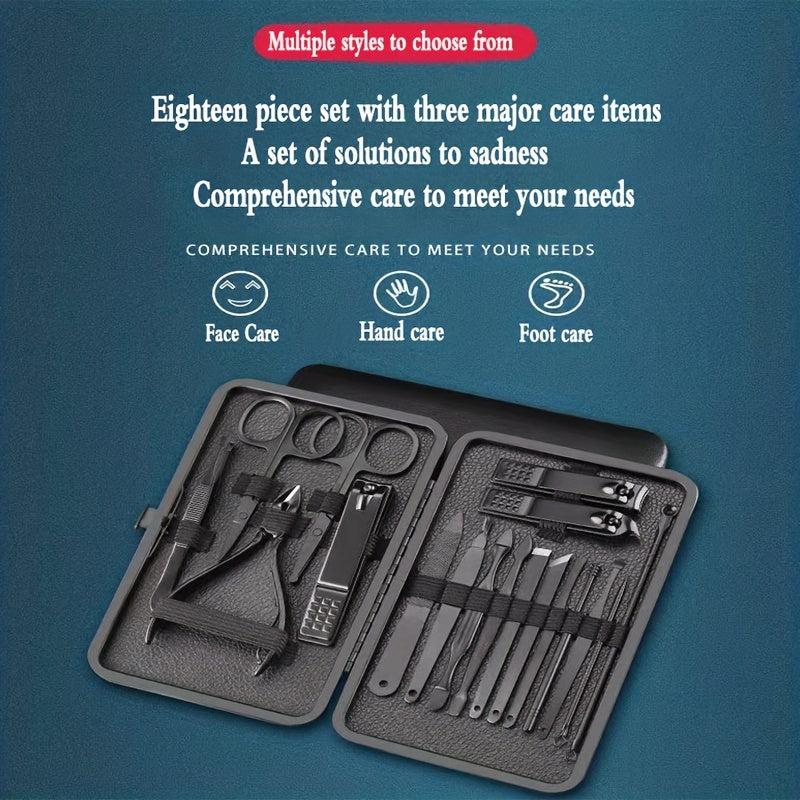 Professional Manicure Set 4-in-1 Stainless Steel Pedicure Kit