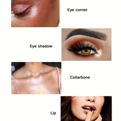 Diamond High Gloss Metallic Eyeshadow Set 4 Colors