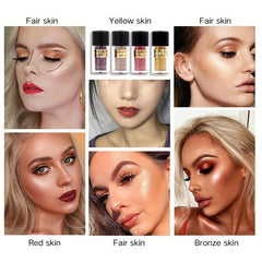 Diamond High Gloss Metallic Eyeshadow Set 4 Colors