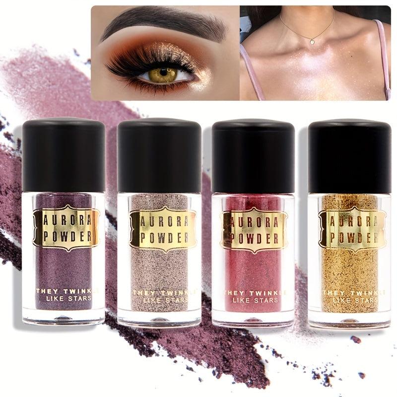 Diamond High Gloss Metallic Eyeshadow Set 4 Colors