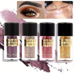 Diamond High Gloss Metallic Eyeshadow Set 4 Colors